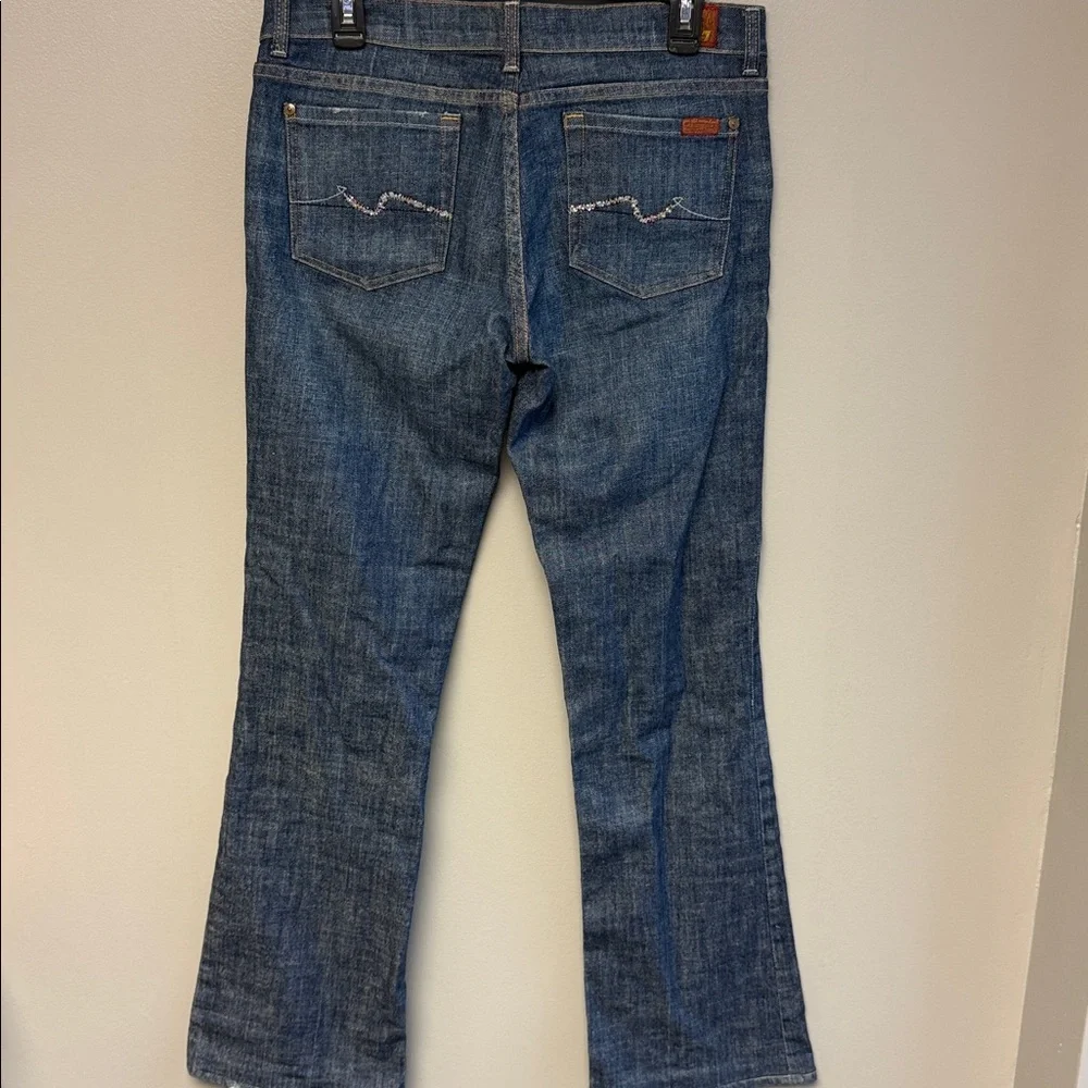 7 For All Mankind Bootcut Jeans Size 30 x 33 - Picture 5 of 7